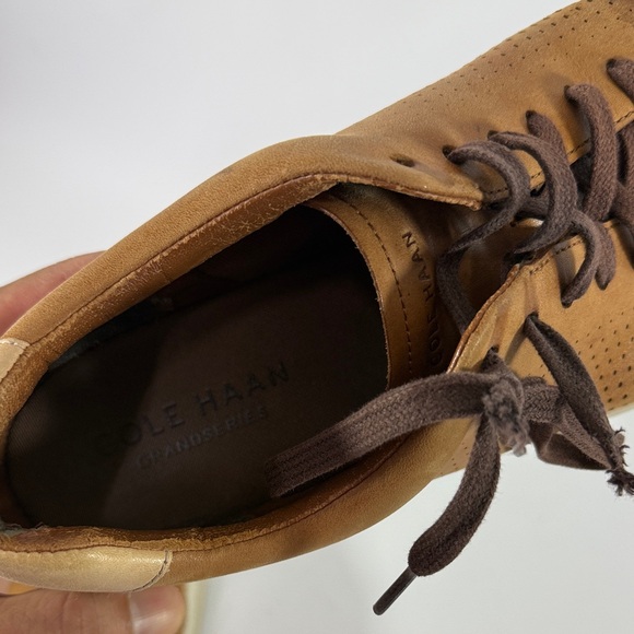 Cole Haan Tan Leather Sneakers - Picture 8 of 8